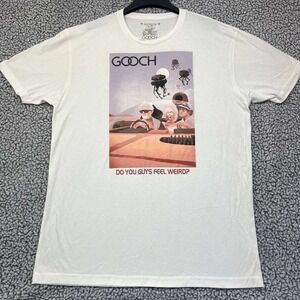 Anton Marrast‎ Shirt Men Extra Large White Gooch Short Sleeve Crew Neck XL